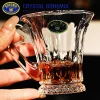 Czech BOHEMIA Crystal Glass Ltalian Style Coffee Cup With Handle Flower Tea Fruit Tea Cup Milk Shake Mug