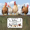 Chicken Warning - Vintage Metal Signs(8*12Inch/12*16Inch) - Chicken