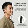 BT 5.4 Lapel-Clip Neckband Earbuds TYPE-C Rechargeable Sound Amplifiers Headphones Lightweigth Hearing Aids Earphones for Sport/Cycling/Travel/Live Streaming/Sleep