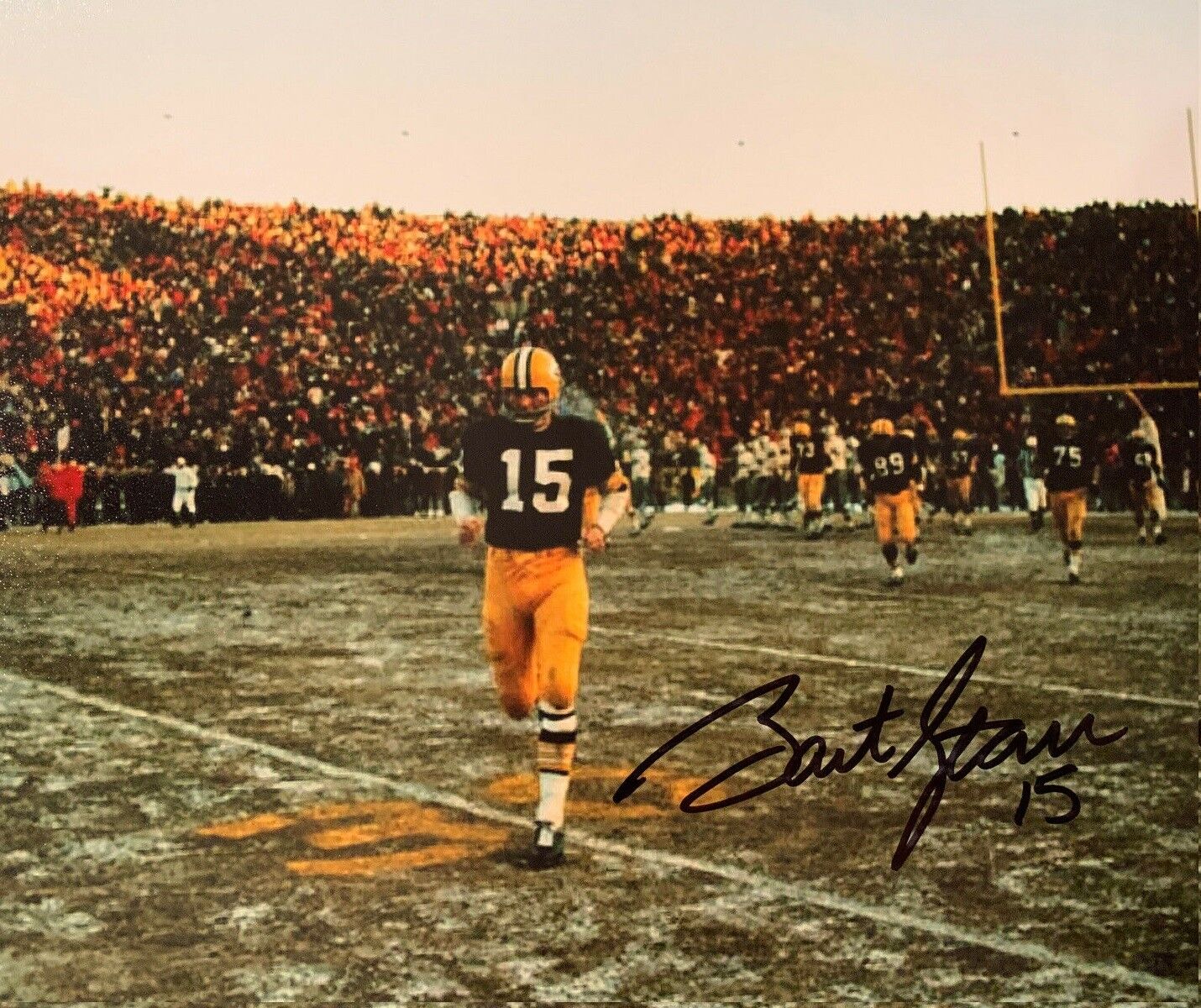 Bart Starr Autographed Signed 8x10 Photo Poster painting ( HOF Packers ) REPRINT ,