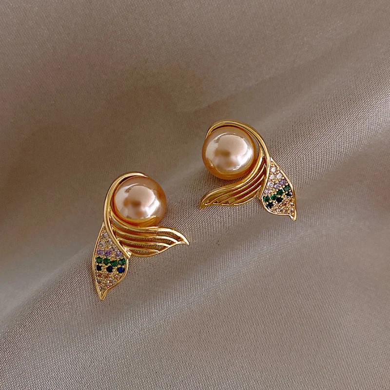 Mermaid Pearl Earrings