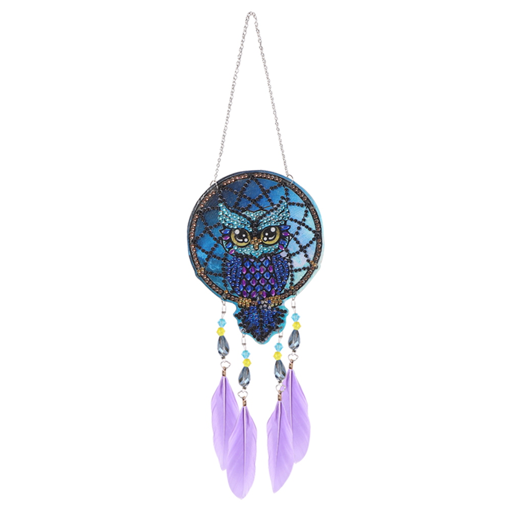 Diamond Painting Dream Light Catcher Wind Chime Crystal Pendant (DZ3027)