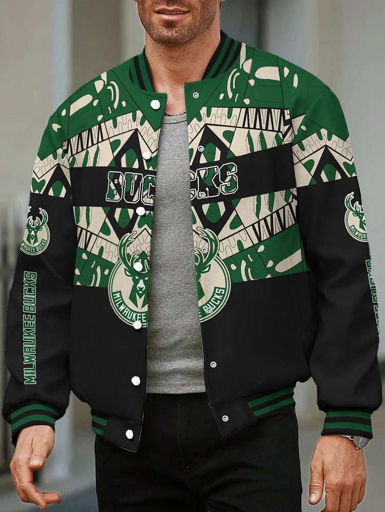 Milwaukee Bucks Limited Edition Full-Snap Casual Jacket