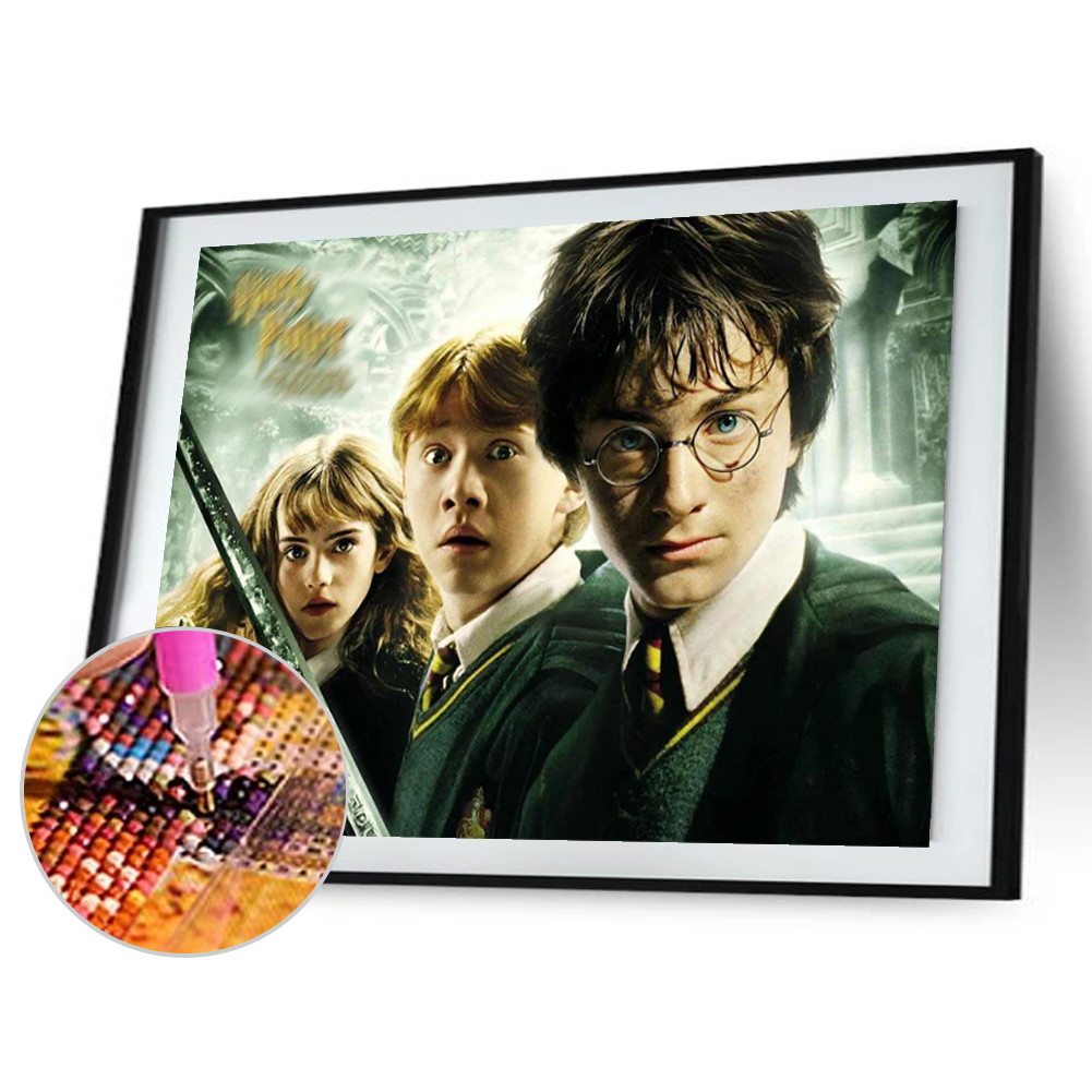 Harry Potter 40*30cm(canvas) full round drill diamond painting