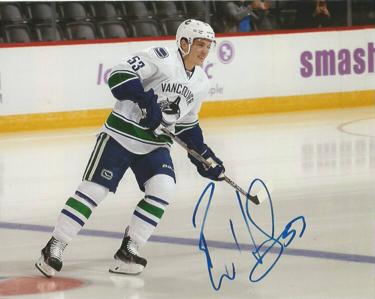 Vancouver Canucks Bo Horvat Signed Autographed 8x10 NHL Photo Poster painting COA A