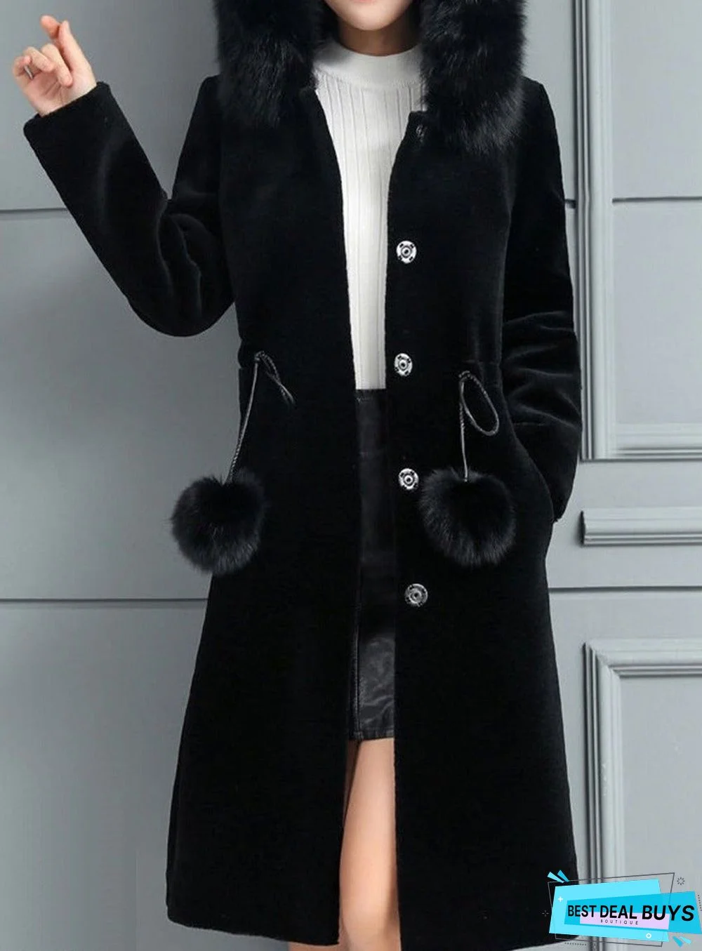 New Ins Women's Medium and Long Imitation Mink Coat