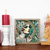 Elegant Beauty-Partial Special Shaped Diamond Painting 30*30CM
