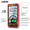 Portable Multimeter Auto Range 6000 Counts Capacitor Tester for Ohm Hz (Red)