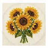 Sunflower Partial Bead Embroidery Kit 11CT Pre-Printed Bead Cross stitch 36*36CM tapestrymarket