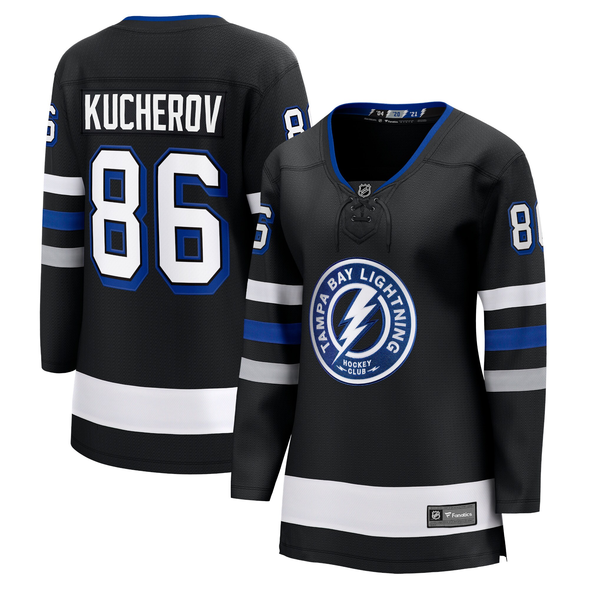 Nikita Kucherov Tampa Bay Lightning Fanatics Women’s Alternate Premier Breakaway   Jersey – Black mysite