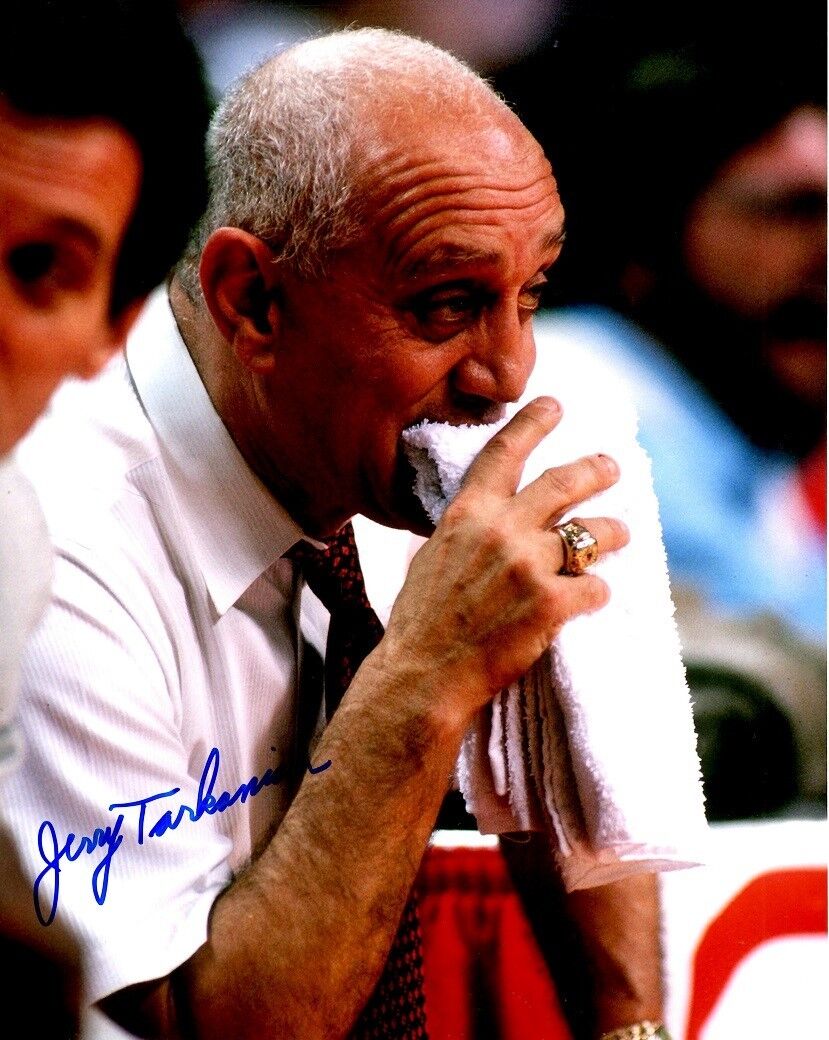 Signed 8x10 JERRY TARKANIAN HOF UNLV Autographed Photo Poster painting w/COA