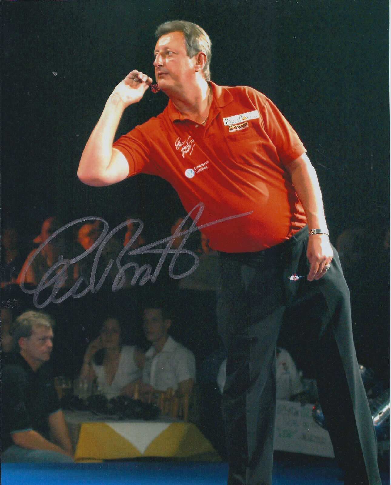 Eric Bristow HAND SIGNED Autograph Darts Legend 10x8 Photo Poster painting AFTAL Crafty Cockney