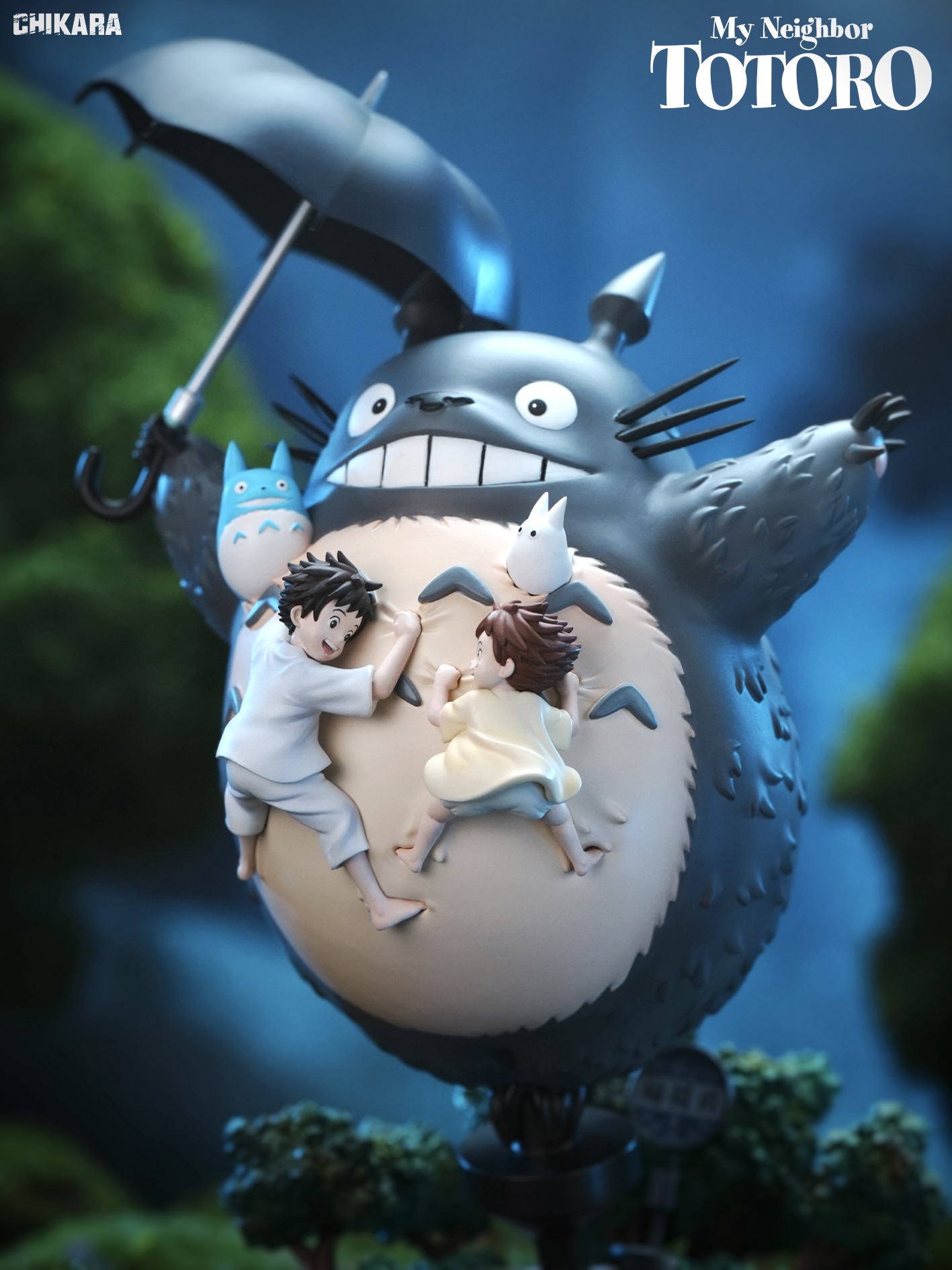 Chikara Studio - My Neighbor Totoro Studio Ghibli Desk Series Totoro Statue(GK)-