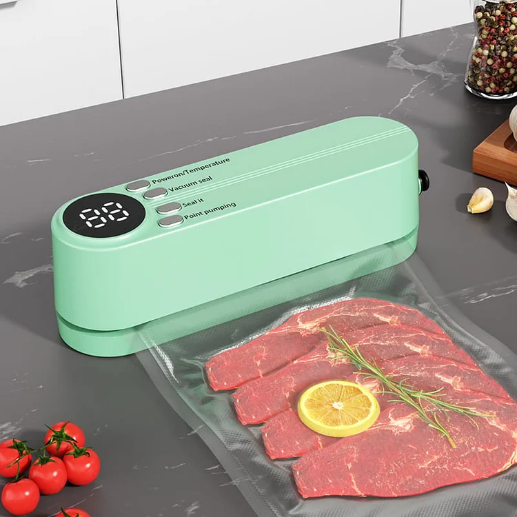 🥗 Keep Your Food Fresh ✨Mini Wireless Vacuum Sealer 