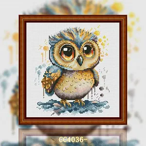 パンダサイト 3点 Animal Cross stitch kit_ Panda Stitch
