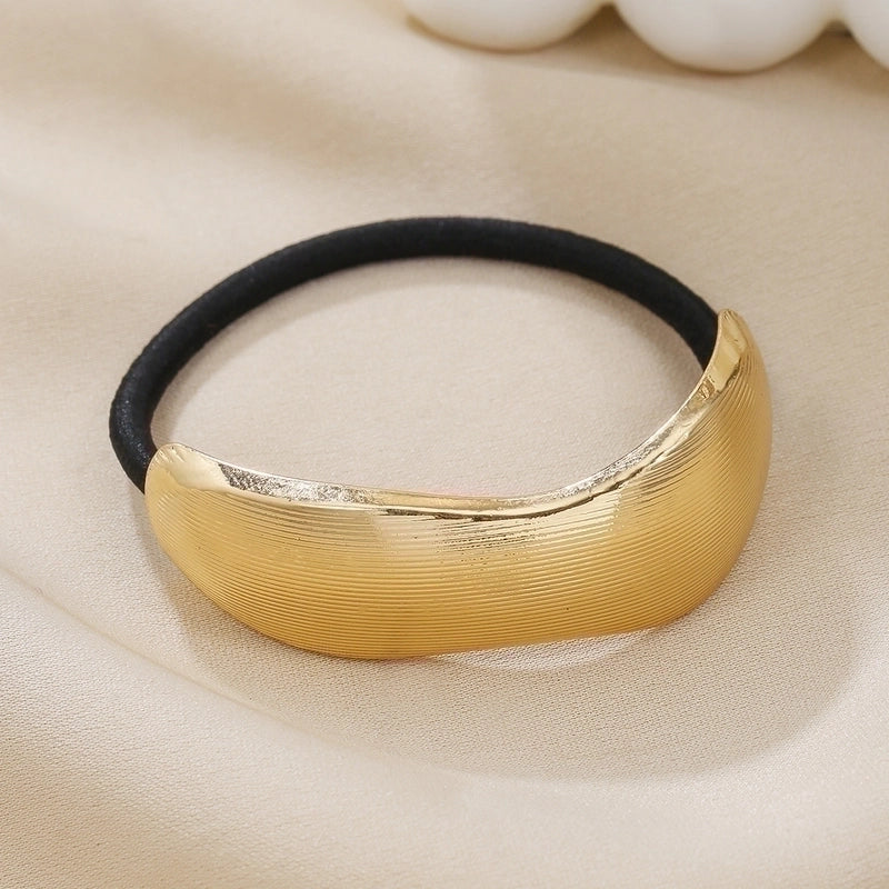 Women’s Elegant Streetwear Geometric Bow Knot Alloy Hair Tie