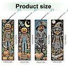 4Pcs Halloween Kürbis Schädel - 5d DIY Handwerk Lesezeichen