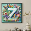 Butterfly Flower Z 5D Partial Drill DIY Diamond Painting Kit 30*30cm