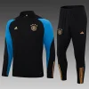 2023 Germany Half-Pull Training Suit Black Football Shirt 1:1 Thai Quality Set