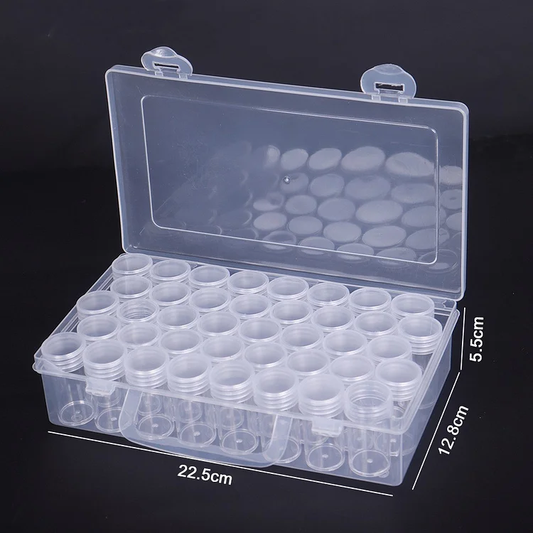 Plastic seed storage box Seed storage for flower seeds, vegetable seeds, tomato seeds, basil seeds, clover seeds