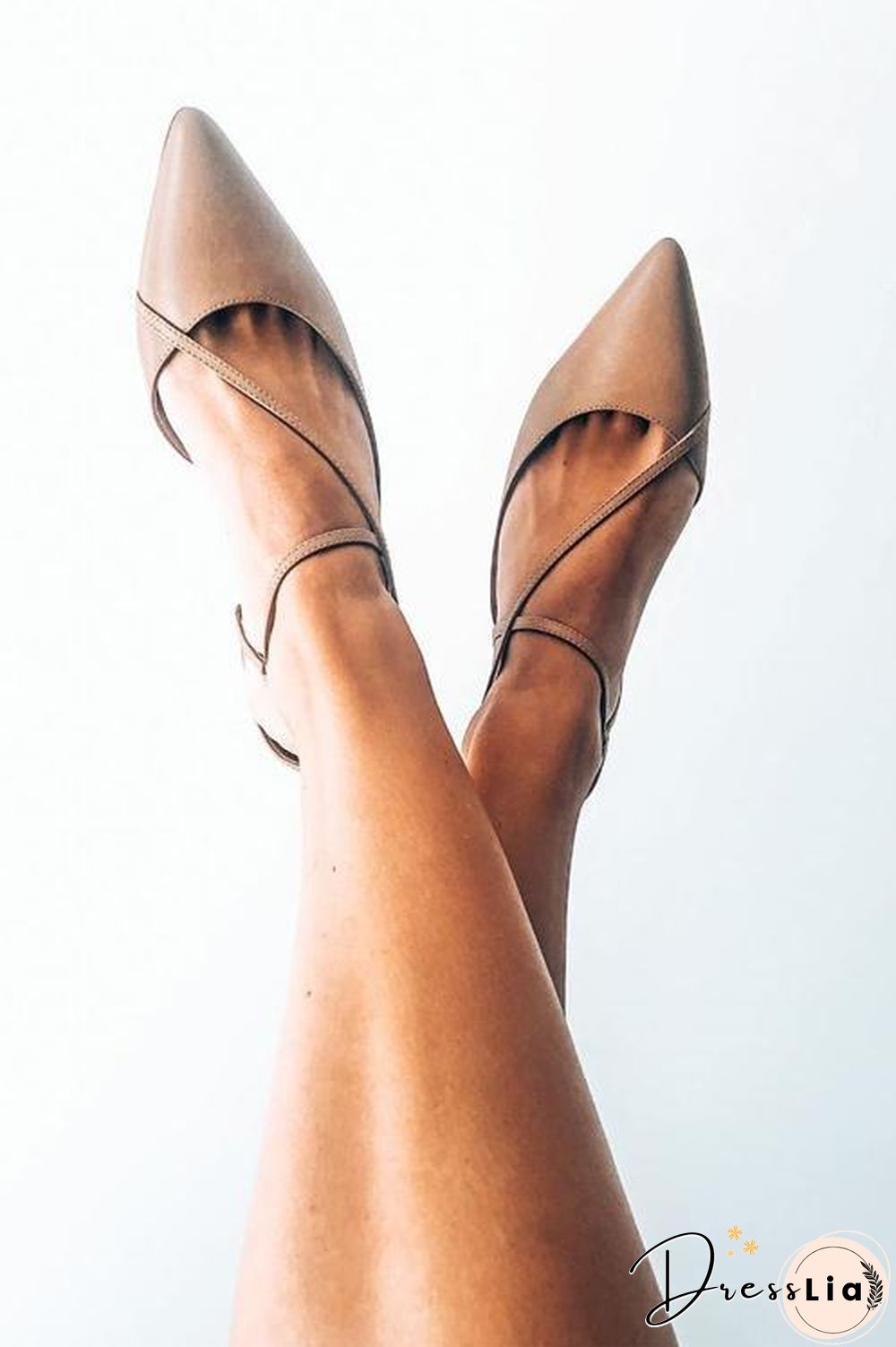 Pointed Toe Low Heels Pumps