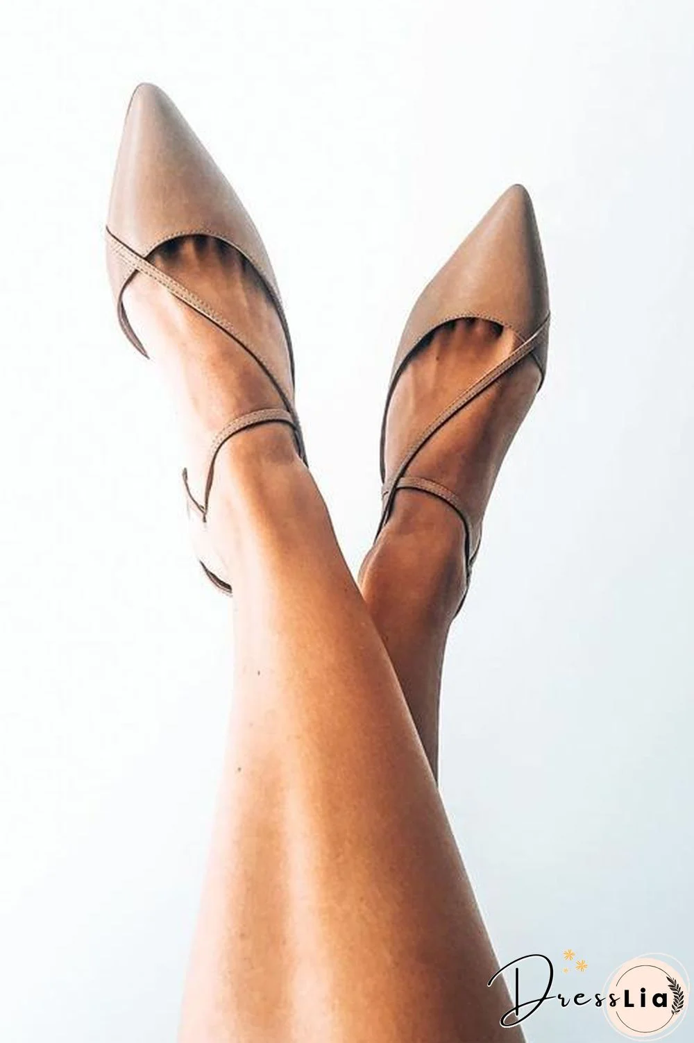 Pointed Toe Low Heels Pumps