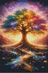Luxury AB Velvet Diamond Painting Kit - Scenery