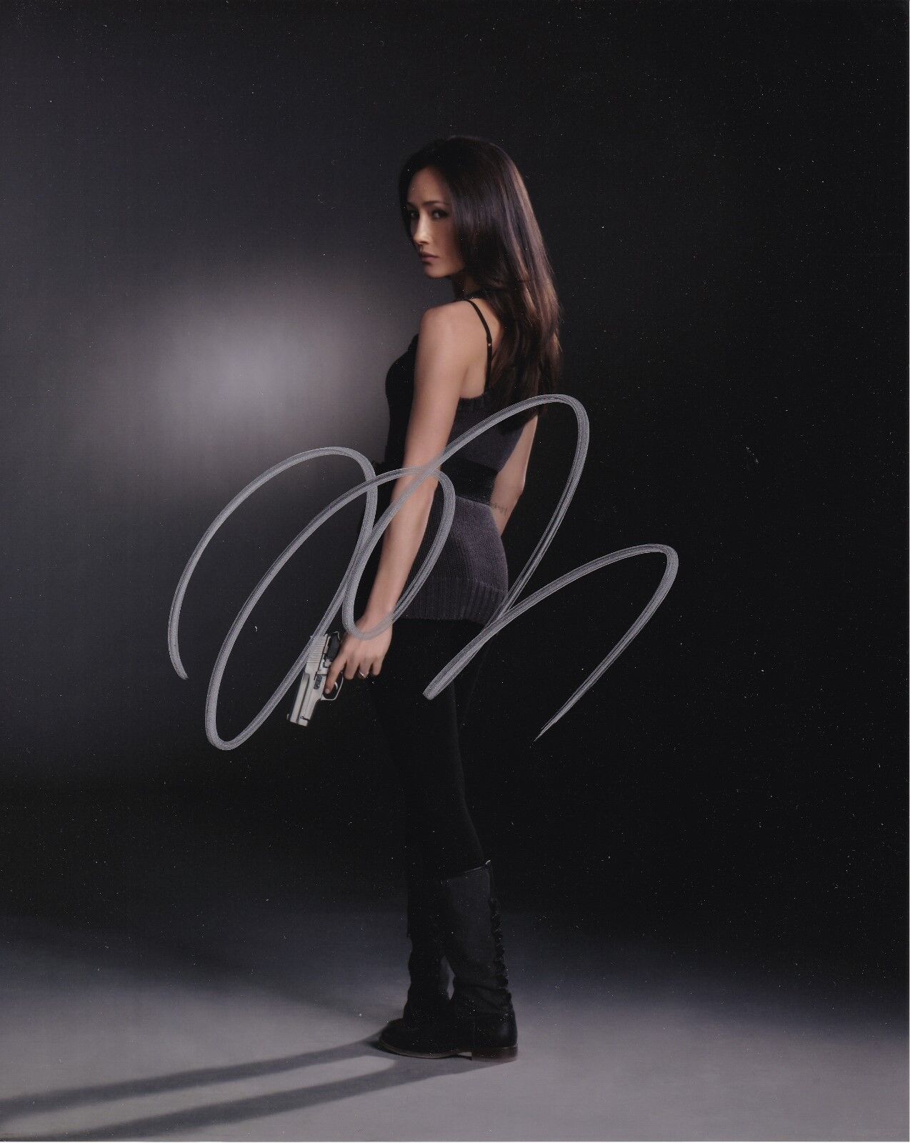 Maggie Q Autographed 8x10 Photo Poster painting with CoA and Full Signing Details