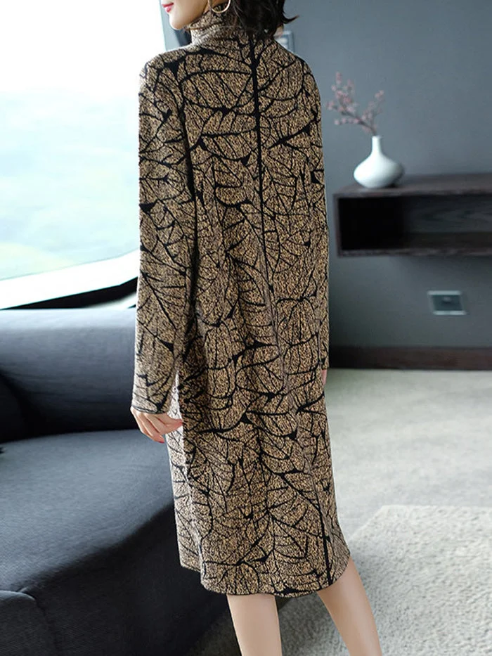 Mid-length Over-the-knee Base Knitted Dress