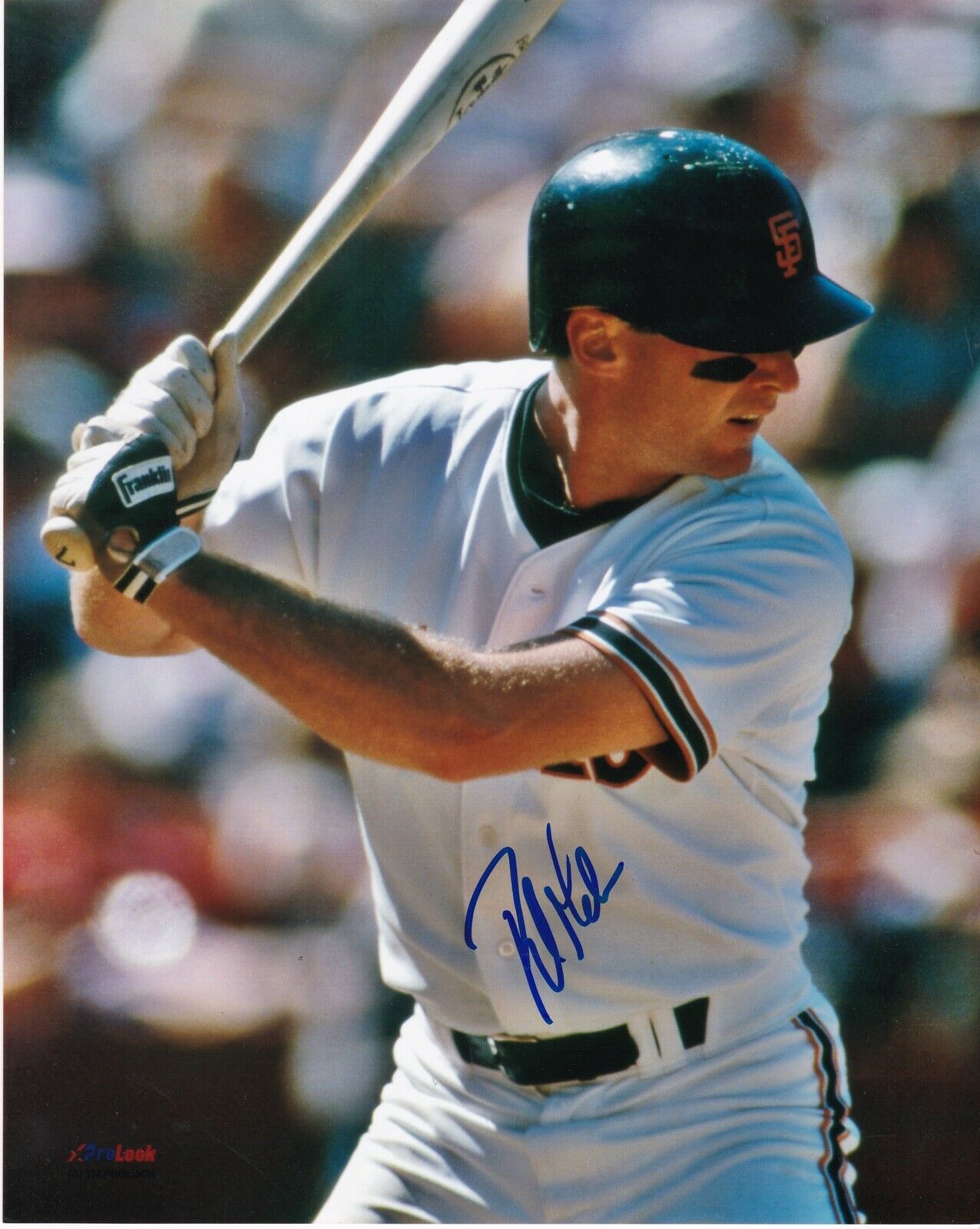 BOB MELVIN SAN FRANCISCO GIANTS ACTION SIGNED 8x10