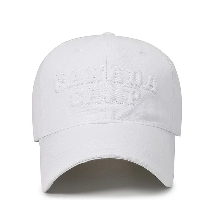 NEW EAGLEBORN Caps Canada Letters Baseball Cap Washed Old Hat Men Women Trend Embroidery Couple Solid Baseball Cap for Women Cap