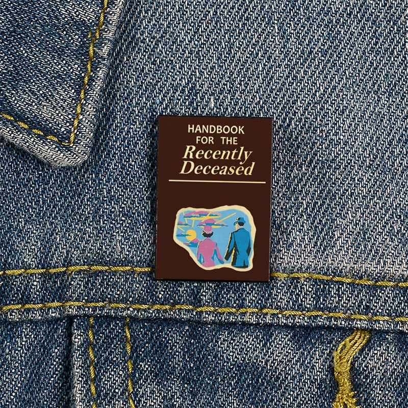 Streetwear Pin Letter Ghost Alloy Unisex Brooches