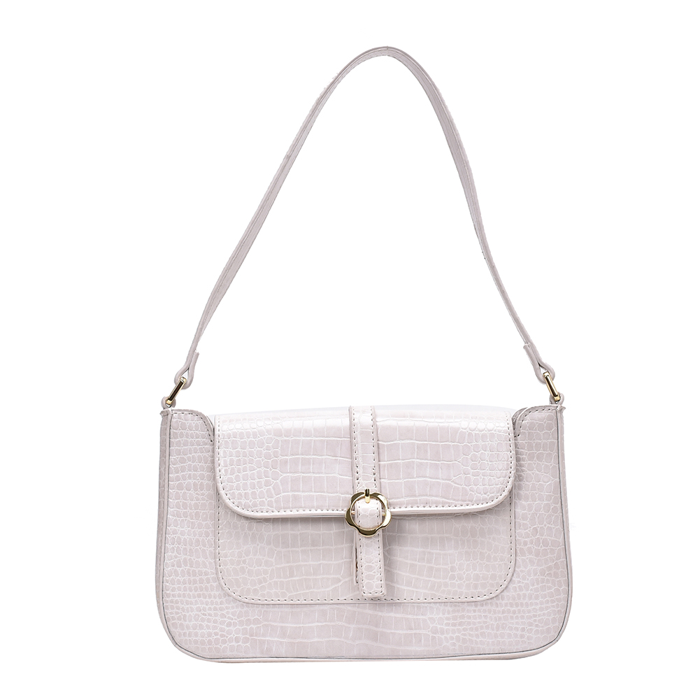 

Elegant Women Alligator Pattern Underarm Bag PU Shoulder Handbags -Beige, 501 Original