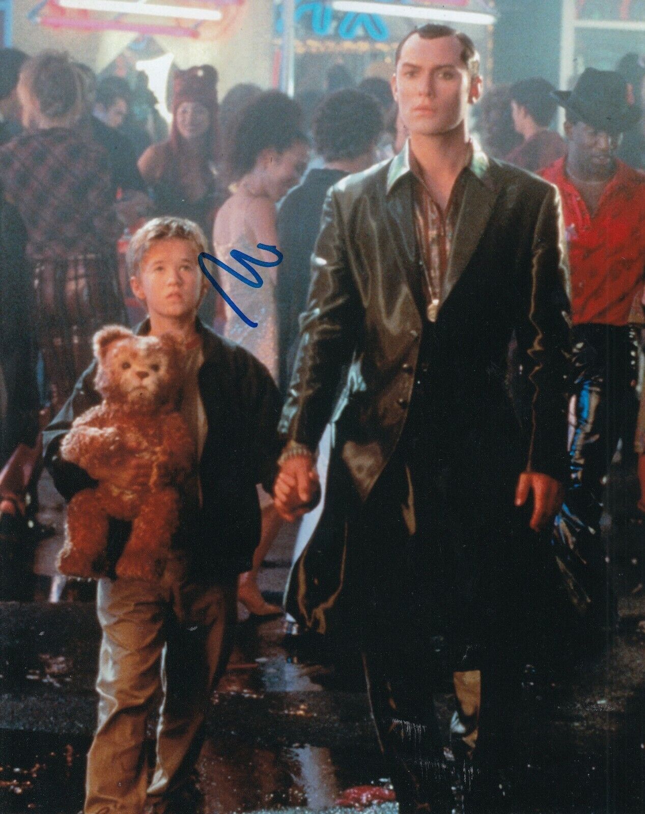 HALEY JOEL OSMENT signed (A.I. ARTIFICIAL INTELLIGENCE) Movie 8X10 Photo Poster painting W/COA