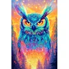 (40*60cm)DIY Full Round Drill Diamond Painting-Owl
