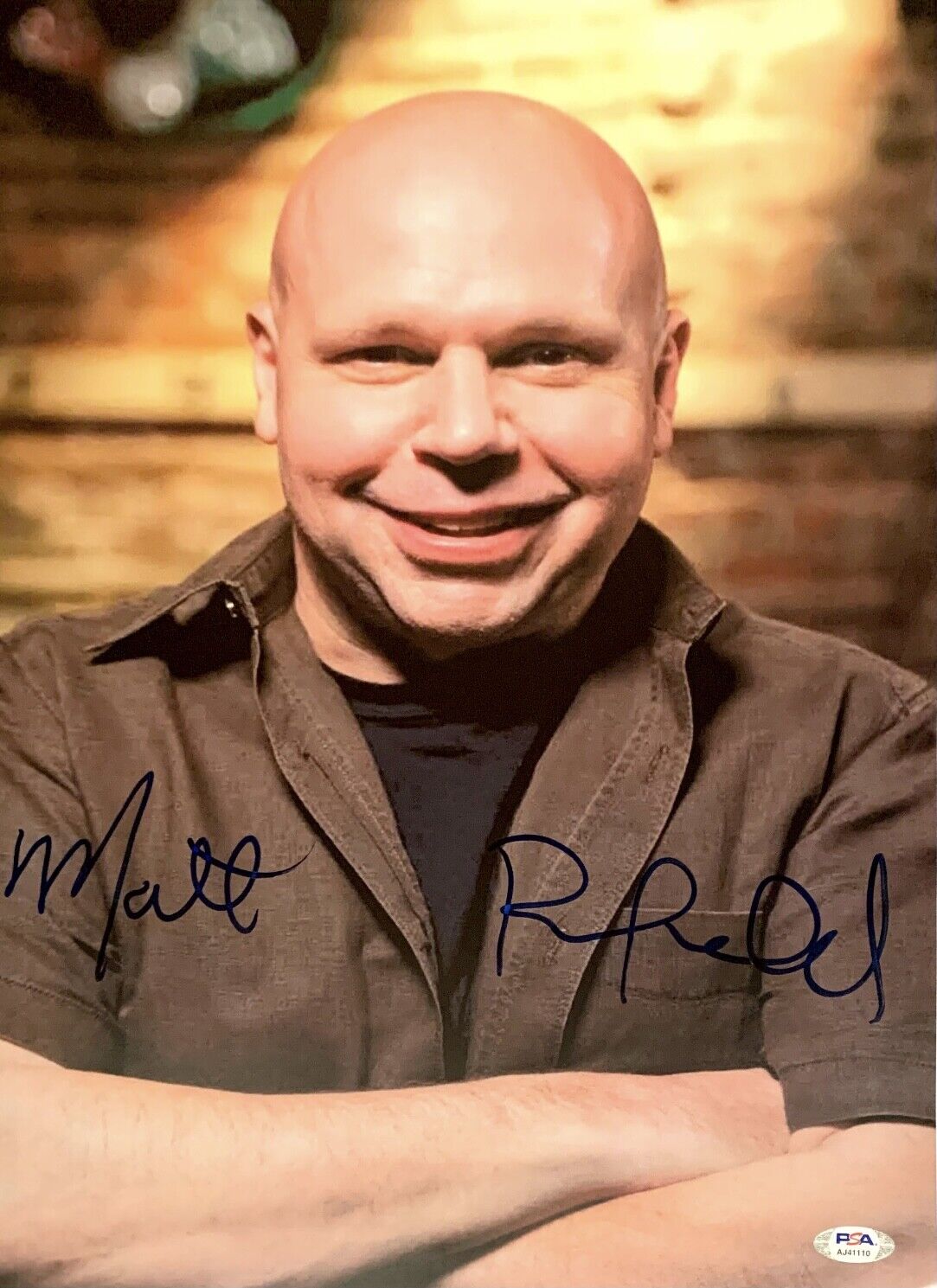 Matt Pinfield Signed 12x18 Photo Poster painting MTV VH1 VJ PSA AJ41110 Autograph