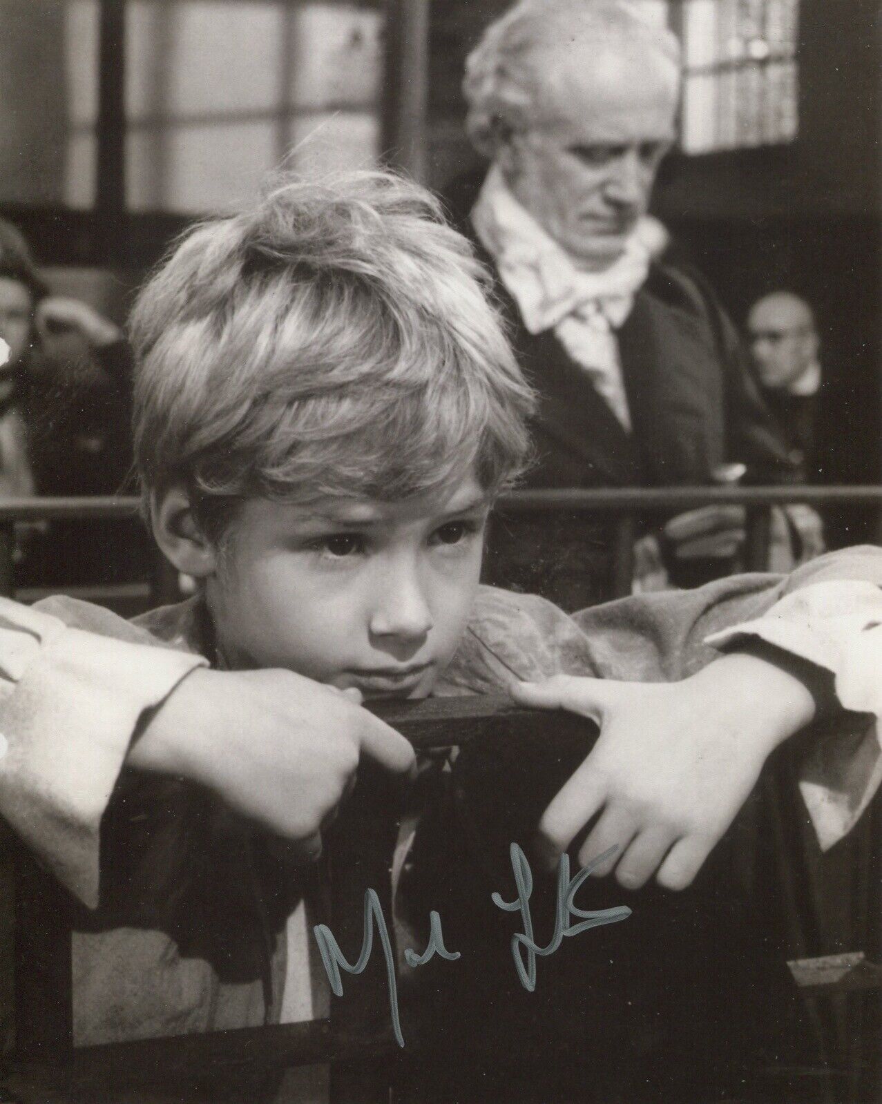 Oliver! movie 8x10 scene Photo Poster painting signed by actor Mark Lester IMAGE No11