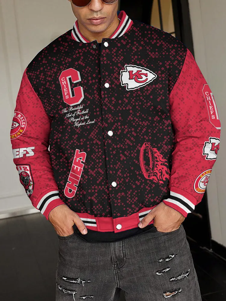Kansas City Chiefs National Football League 2024 Make Your Mark Unisex Varsity Jacket