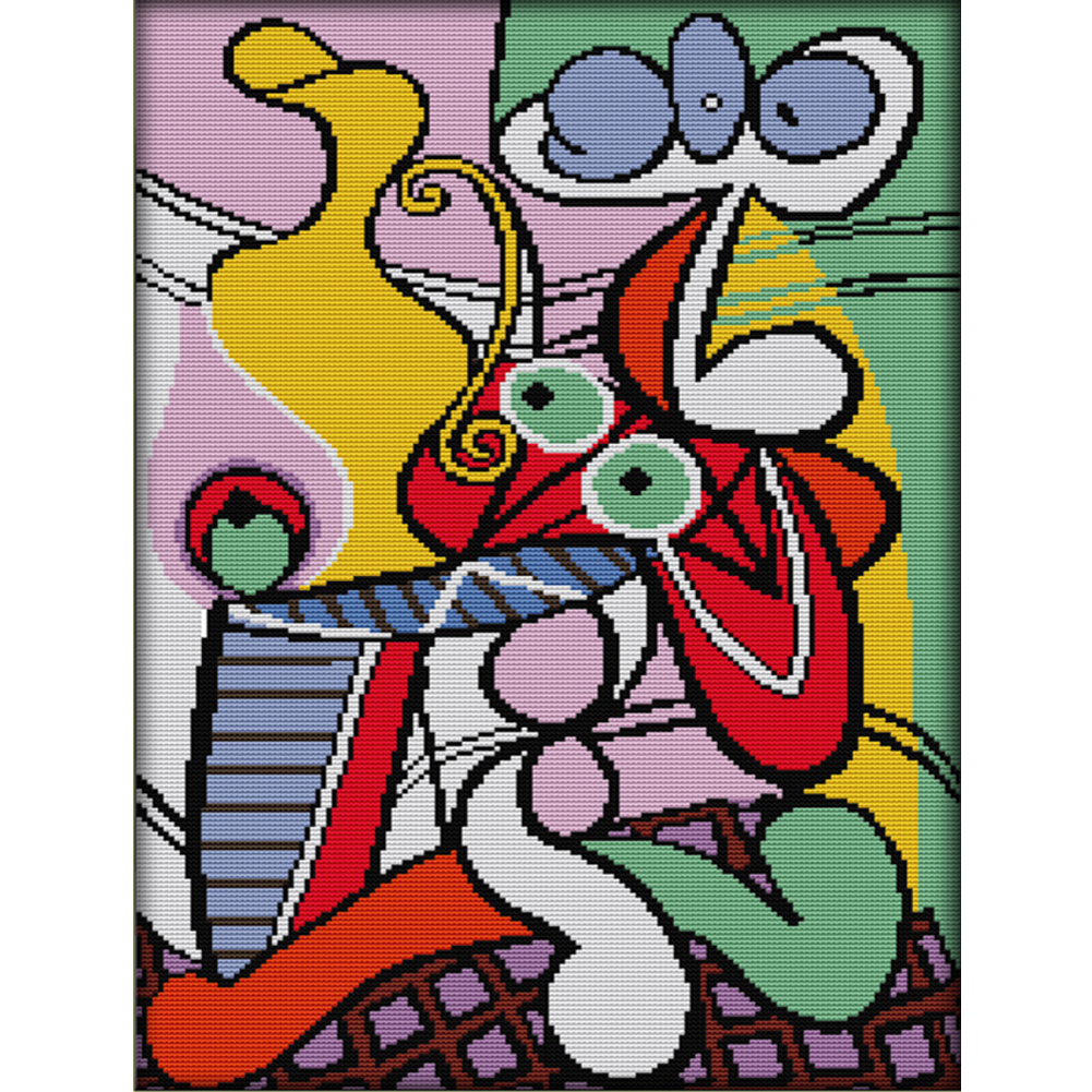 

Picasso - 14CT Stamped Cross Stitch - 35*50CM, 501 Original