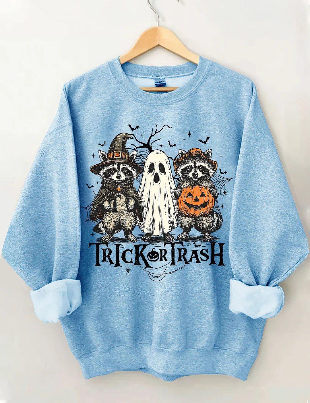 Boo Ghost Racoon Feral Sweatshirt