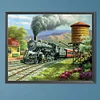 Diamond Painting-DIY Full Round Drill Train(50*40 CM)