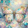 Diamond Painting -DIY Full Square Partial AB Drill Butterfly(35x35cm)
