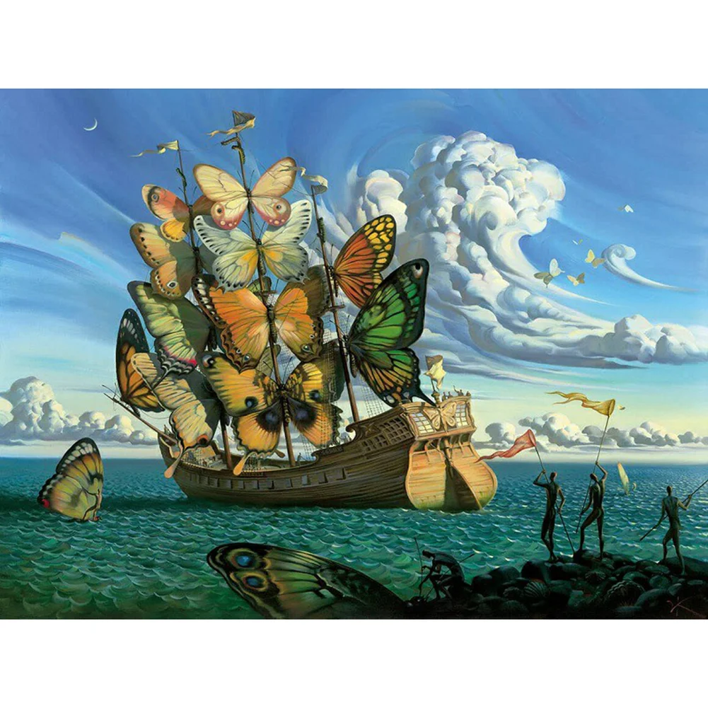 Diamond Painting - Full Round/Square Drill - Seaside Scenery(30*40 - 50*60cm)