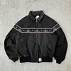 Retro-style fleece-lined Aztec collar coat