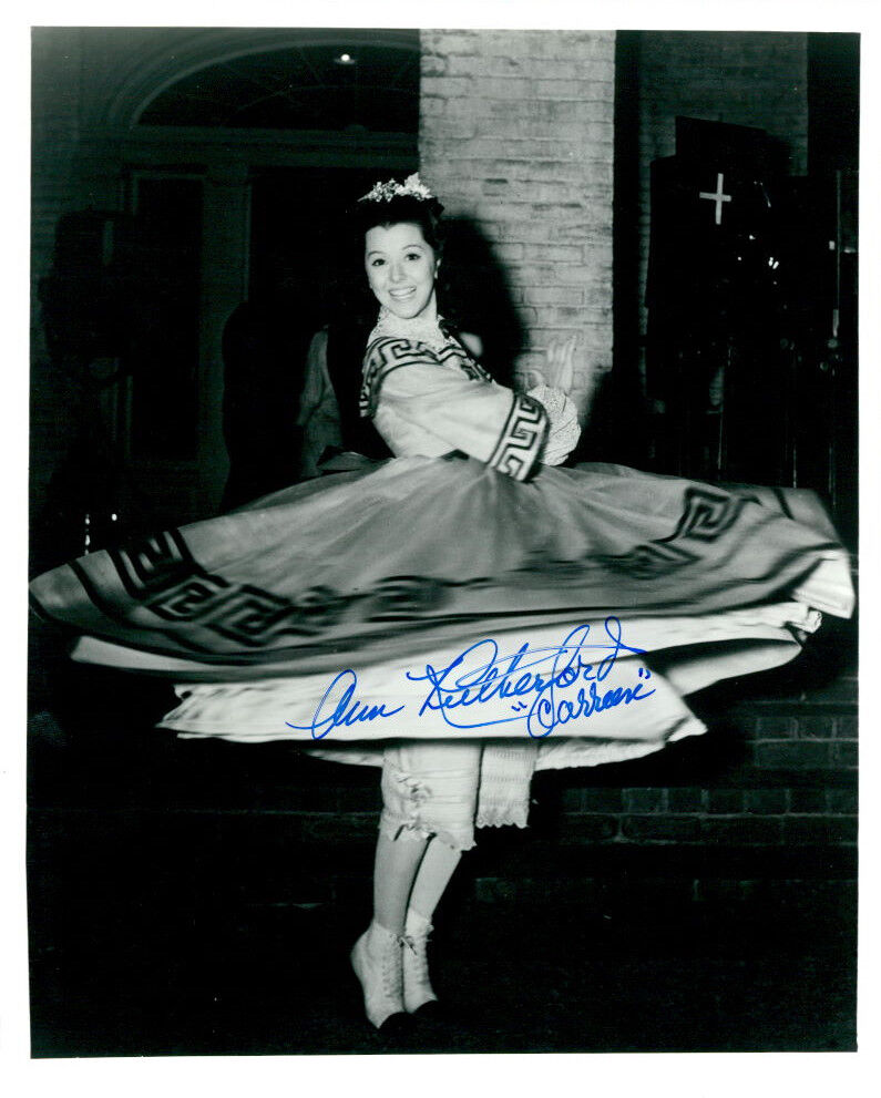 Ann Rutherford (Vintage) signed Photo Poster painting COA