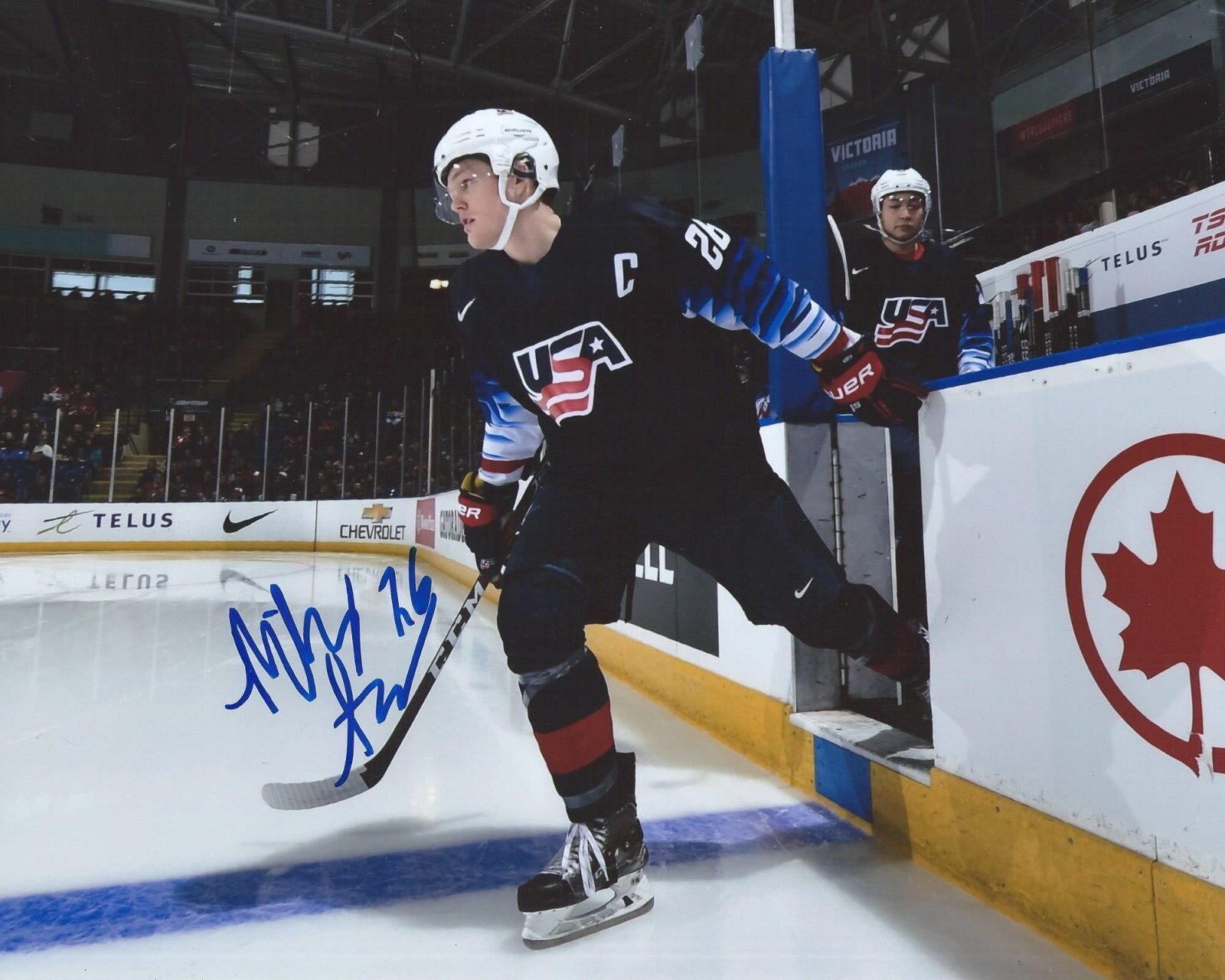 Michael Mikey Anderson Signed 8x10 Photo Poster painting Team USA World Juniors Autograph COA