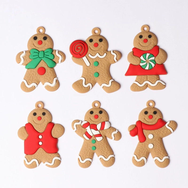 2022 New Christmas Tree Diy Pendant Gingerbread Man Twelve Source Manufacturers Christmas Scene Layout Pendant