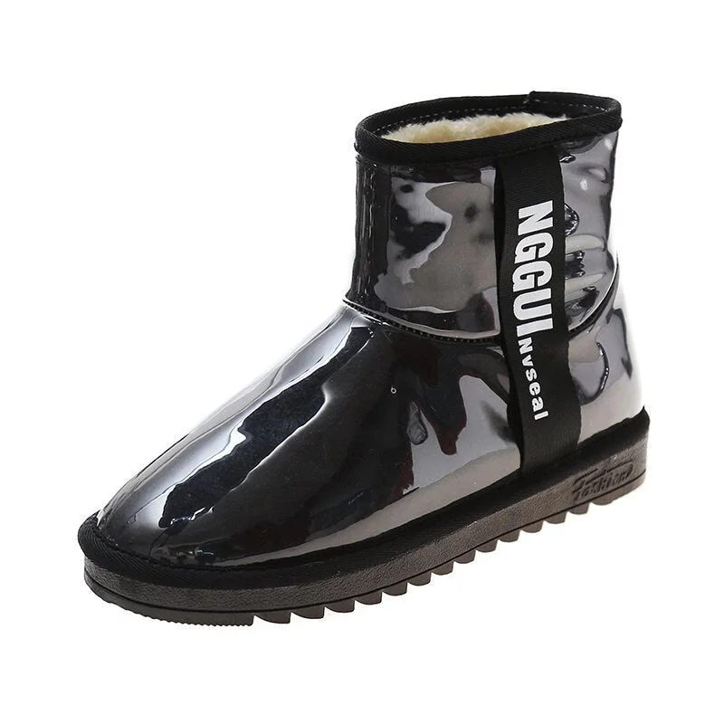Christmas Gift Warm Ankle Chelsea Boots Women Winter Shoes 2021 New Plush Flats Platform Snow Boots Goth Designer Sports Casual Women Shoes