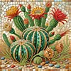 Framed Diamond Painting - Special Shaped - Cactus(25x25cm)
