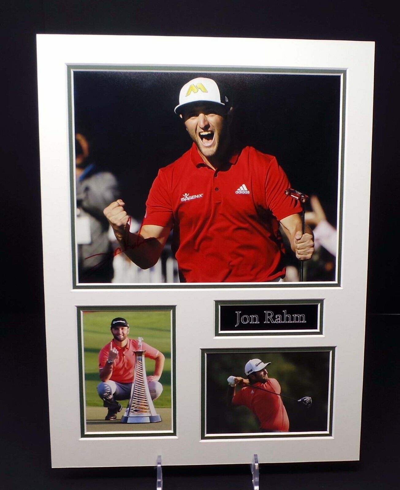 Jon RAHM Signed Mounted Golf Photo Poster painting Ryder Cup Display AFTAL RD COA PGA Winner